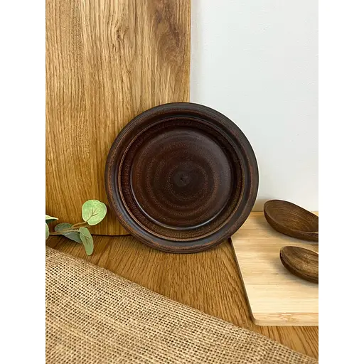 Тарілка керамічна (глиняна) Гладка 19.5 см