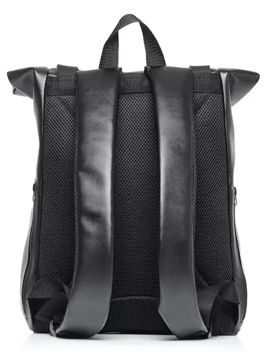 Рюкзак ролл Sambag унісекс RollTop Milton принт крокодила з клапаном чорний 41 х 30 х 16 см (24251070) - фото 6