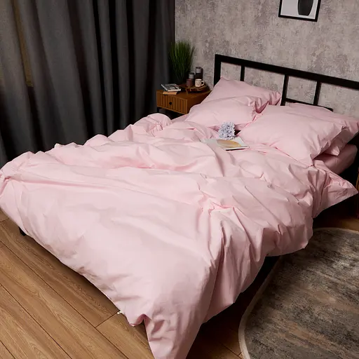 Комплект постільної білизни Moon&Star Бязь Gold Люкс Pastel Kiss King Size 220x240 наволочки 2х70х70 - фото 5