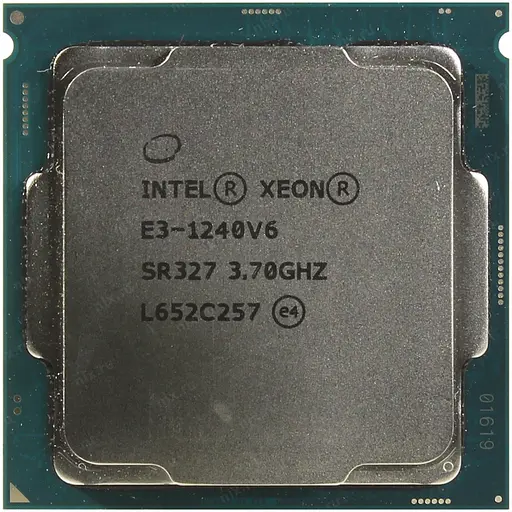 Процессор Intel Xeon e3 1240 v6 3.7-4.1 GHz, LGA1151 72W Б/У