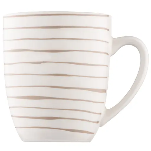 Набір чашок Ardesto Ravenna порцеляна 360 мл біло-бежевий 4 шт. (AR1336RS) - фото 8
