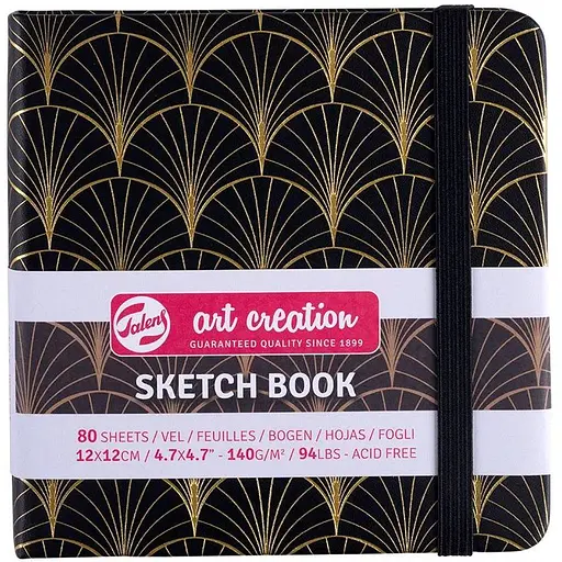 Блокнот для графіки Royal Talens Art Creation 12х12 см 140г/м2 80л Art deco - фото 2