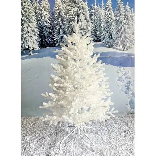 Ялинка Hvoya Super Traditional лита пишна 120 см біла