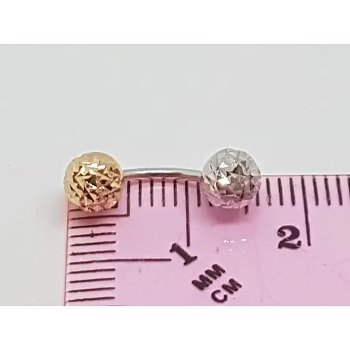 Золота сережка-пірсинг Favoritum. 320129_5_А_КБ - фото 2