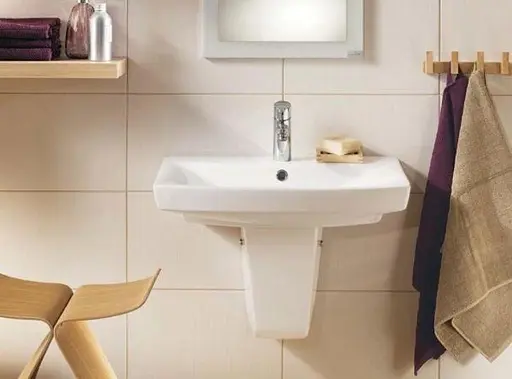 Умывальник мебельный Cersanit Carina 55 см с отверстием Белый K31-005 30412 - фото 7