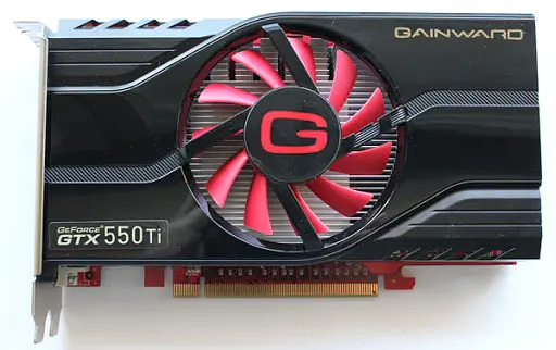 Видеокарта Gainward GTX 550Ti 1Gb (NE5X55T0HD09-1061F) (GDDR5, 192 bit, PCI-E 3.0 x16) Б/у - фото 1