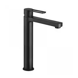 Змішувач для раковини високий Paffoni Ringo без донного клапана black matt RIN081NO, Чорний матовий - фото 1