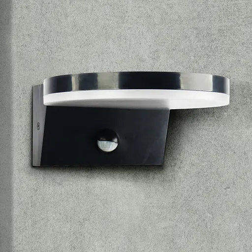 Вуличний світильник із датчиком руху Goldlux 324030 Tesa Led 1x10W 4000K 1100Lm IP54 BK - фото 2