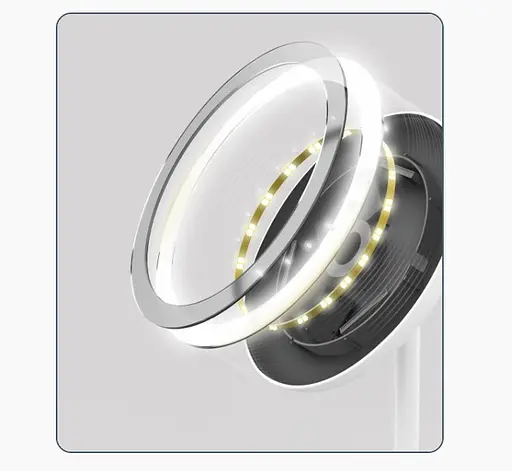 Дзеркало для макіяжу з LED підсвічуванням Xiaomi DOCO Pro 6.7" (M002) Green - фото 2