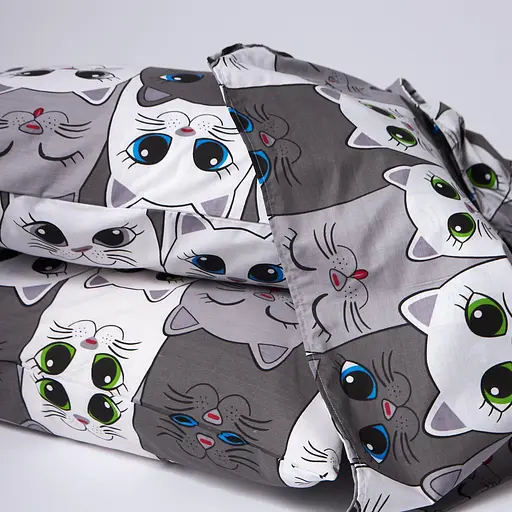 Постельный набор Moon&Star (простыня 180х220 см + 2 наволочки 40х60 см) Бязь Gold Люкс Furry Friends - фото 4