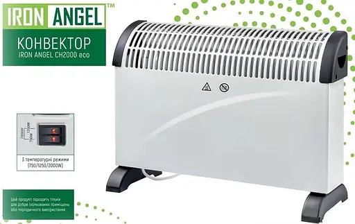 Уцінка. Нагрівач конвекторний Iron Angel CH2000 eco - фото 4