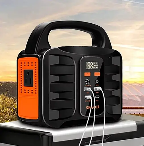 Зовнішній акумулятор Sbaoh 42000mah 150W Зарядна станція - фото 2