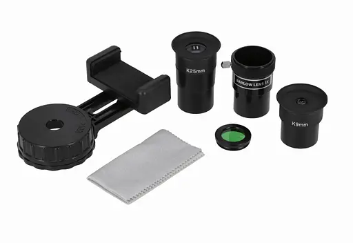 Телескоп Carbon 80/400 AZ с сумкой и адаптером для смартфона (88032) - фото 7