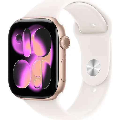 Смарт-годинник Apple Watch Series 11 GPS 46 мм Rose Gold Aluminum Case with Light Blush Sport Band S/M MEV64 (145287)