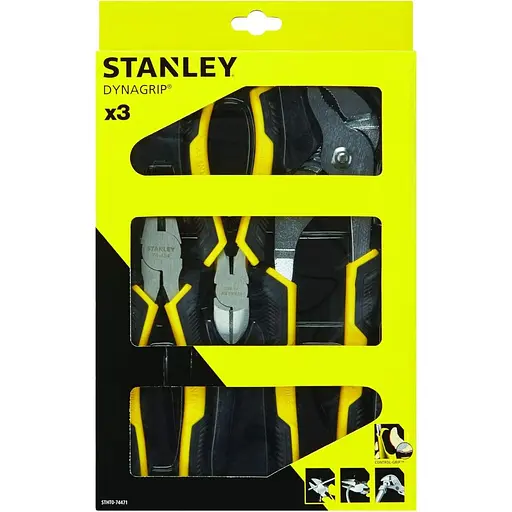 Набор из плоскогубцев и кусачек Stanley Control-Grip STHT0-74471, 3 шт. (STHT0-74471) - фото 3