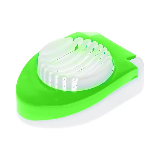 Яйцерізка овочерізка для нарізування слайсами, соломкою й кубиками яєць овочів грибів MagicKitchen, Kitchen Master Салатовий 85070 - фото 4