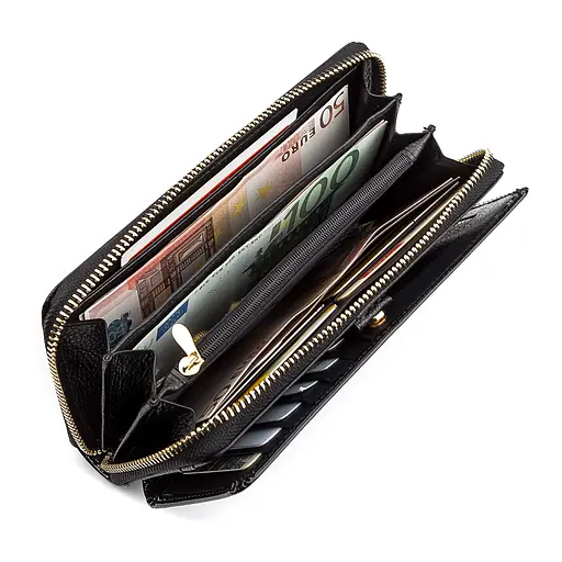 Кожаный женский кошелек (S7001A) ST Leather 20х9.5х3 см acs0015536 - фото 5