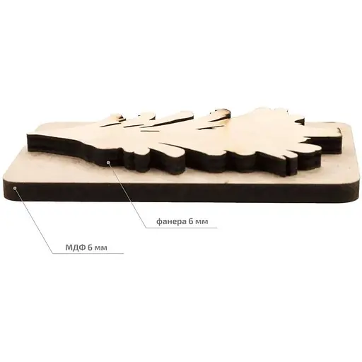 Штамп для вибійки Rosa Talent №6 Зима 6x10см - фото 2