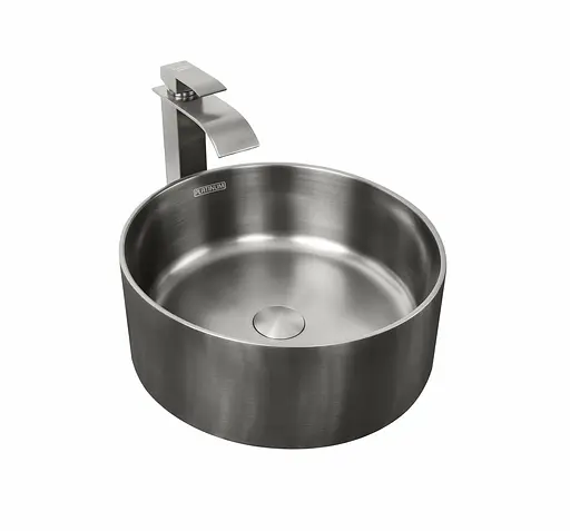 Умивальник Platinum Handmade PVD чорний 380x380 мм з нержавіючої сталі, Чорний - фото 4