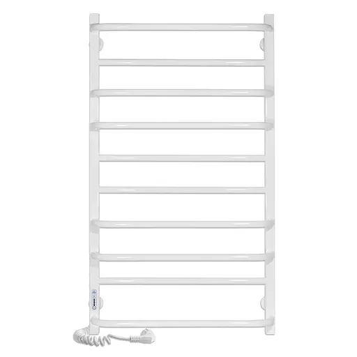 Электрический полотенцесушитель Laris Зебра Комфорт ЧФ10 500x900 Е левый R3 77700090, Белый, Левое, Электронный - фото 2