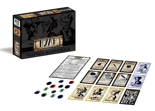 Настольная игра Планета Ігор Нуар. Дедуктивная настольная игра (NOIR: Deductive Mystery Game - Black Box Edition) (укр.) (pi012) - фото 3