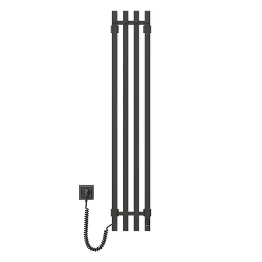 Электрический полотенцесушитель Navin Levante 210x1200 Sensor левый, черный муар 10-012033-4860, Черный матовый, Левое, Электронный - фото 2