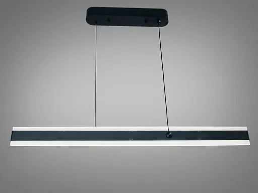 Світлодіодна підвісна люстра Diasha чорна 50 Вт - фото 1