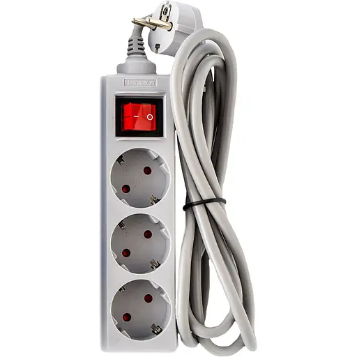 Мережевий фільтр Logan SFG3-3 Grey