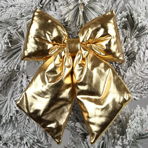 Украшение декоративное Yes! Fun Бант 32x25 см золото (975086) - фото 6