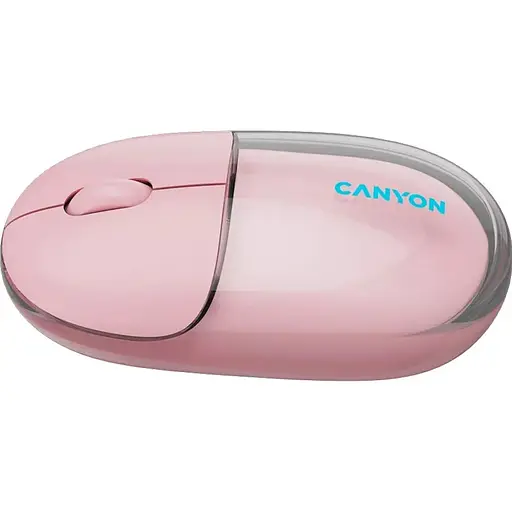Миша Canyon OnClick 24 BT/ Wireless Transparent/Pink (CNS-CMSW24P) - фото 8