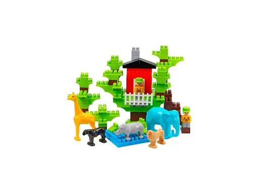 Конструктор Зоопарк, ТехноК (1089), 130 дет. - фото 1
