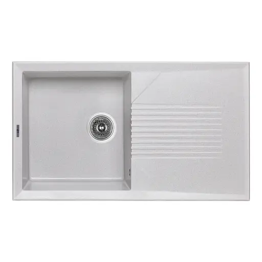 Кухонная мойка Lidz 860x500/240 GRA-09 (LIDZGRA09860500240) - фото 1