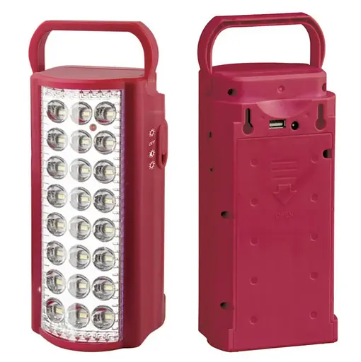 Светодиодный фонарь ALMINA 1024 24 SMD аккумулятор 6V 4Ah Power Bank зарядка 220V - фото 2