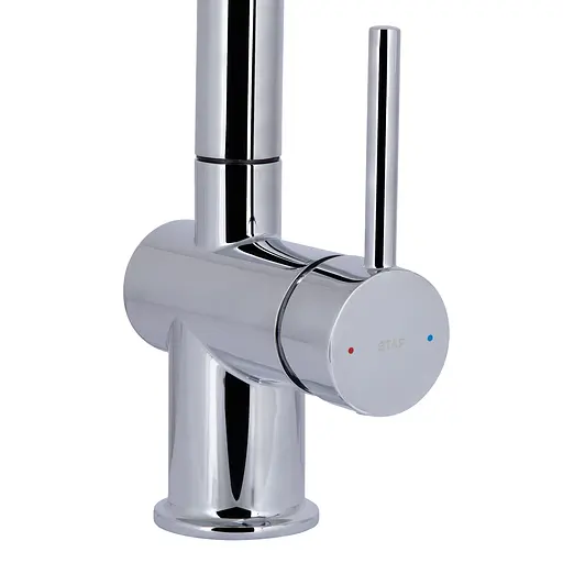 Змішувач для кухні Qtap Rozcesti з висувним виливом з підключенням для питної води QTROZ366CRM45938 Chrome - фото 4