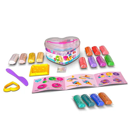 Набор для лепки с тестом Sweet heart 41207, 16 цветов - фото 2