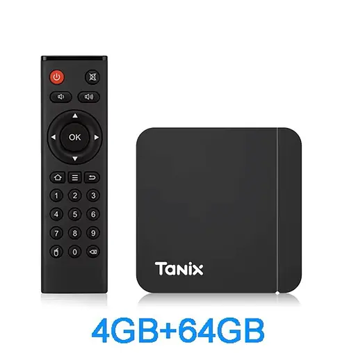 Смарт ТВ приставка Tanix W2 4/64Gb Amlogic S905W2 Android TV 11. Медіаплеєр 4K HDR - фото 1