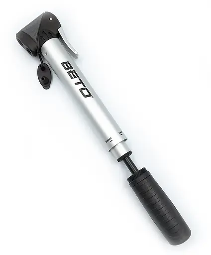 Насос велосипедный Beto 026 алюминиевый телескоп серебристый (G0000239) - фото 2