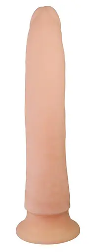 Фалоімітатор Nature Skin Soft Dong 24 см тілесний - фото 4