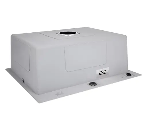 Кухонная мойка встроенная Lidz Handmade H6050H Decor Honeycomb 2,5/0,5 мм LDH6050DEC48370 - фото 4