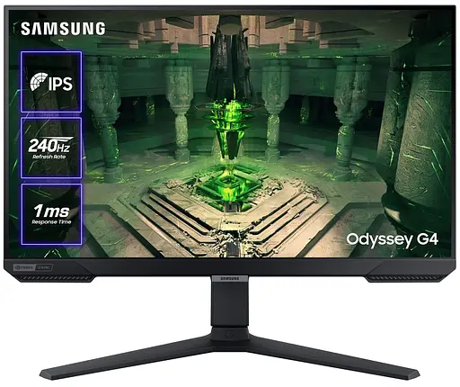 Монітор 27" Samsung Odyssey G4 S27BG400EI FHD IPS 240Hz (LS27BG400EIXUA) - фото 1