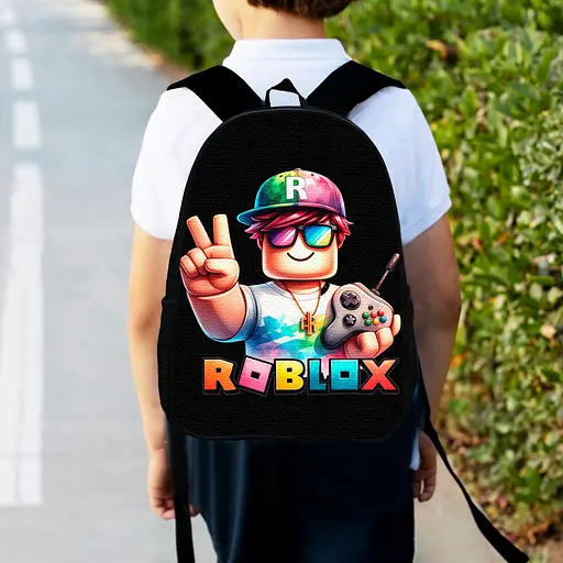 Рюкзак детский Роблокс 34х27 см ранец Roblox городской с принтом для мальчика (00501)