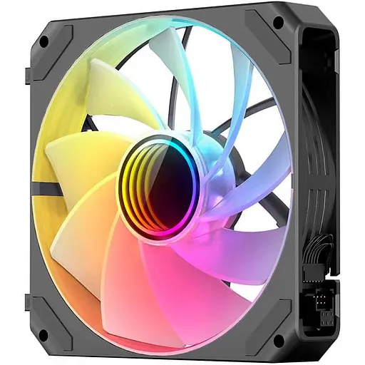 Вентилятор Jonsbo ZG-120BR (3in1) Black (120mm, 500-1500RPM, 36.8dB, 4pin) (ZG-120BR Black) - фото 6