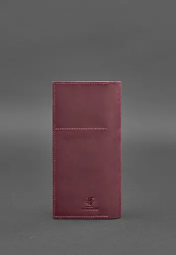 Кожаный тревел-кейс 3.1 бордовый Crazy Horse - фото 6