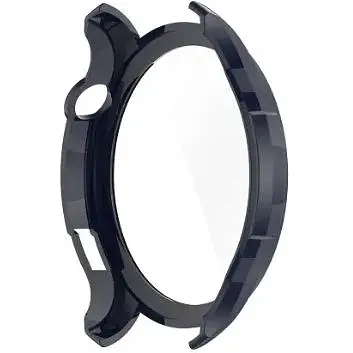 Чехол-накладка DK Пластик Gloss Glass Full Cover для Xiaomi Amazfit GTR 4 (dark blue) - фото 4