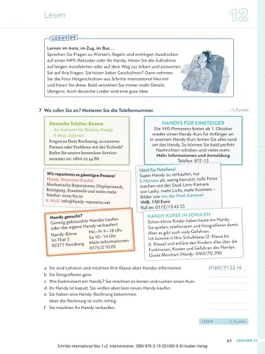 Schritte international Neu Intensivtrainer mit Audio CD zu Band 1 und 2 - фото 5