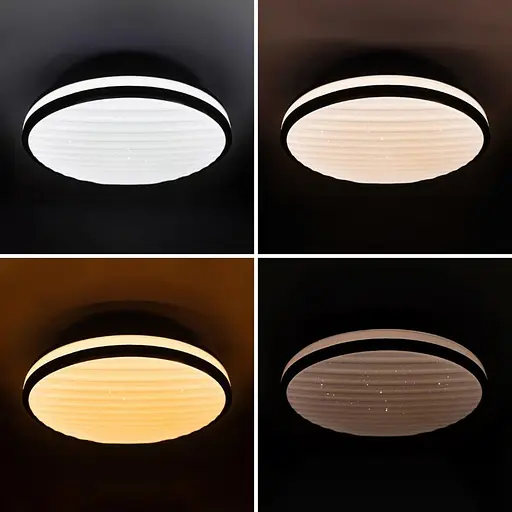 GRILL матовий 96W 480*65мм 3000К- 6500К 7500Lm з пультом чорний - фото 6