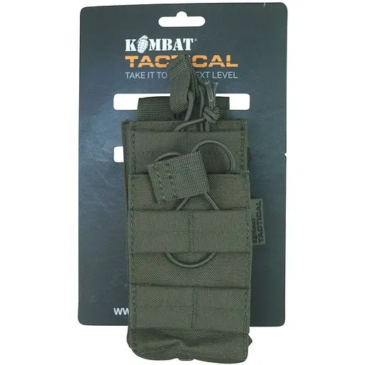Подсумок под магазины АК Kombat UK Single Duo Mag Pouch Оливковый (1000-kb-sdmp-olgr)