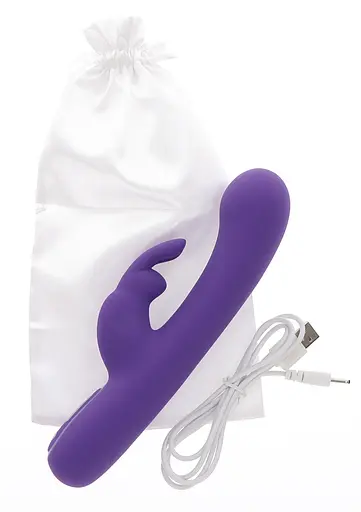 Вібратор-кролик Toy Joy Love Rabbit Exciting 21.5 см фіолетовий - фото 8