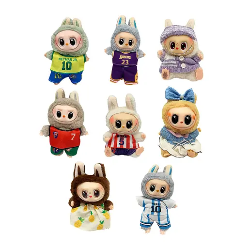 Дитяча м'яка іграшка-брелок The Monsters Labubu Bambi Labubu16 в асортименті - фото 1