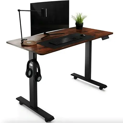 Комп'ютерний стіл з регульованою висотою Di Volio Amone коричневий - фото 6